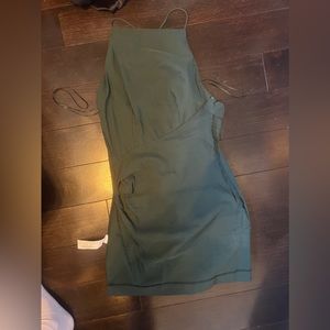 Green zara dress